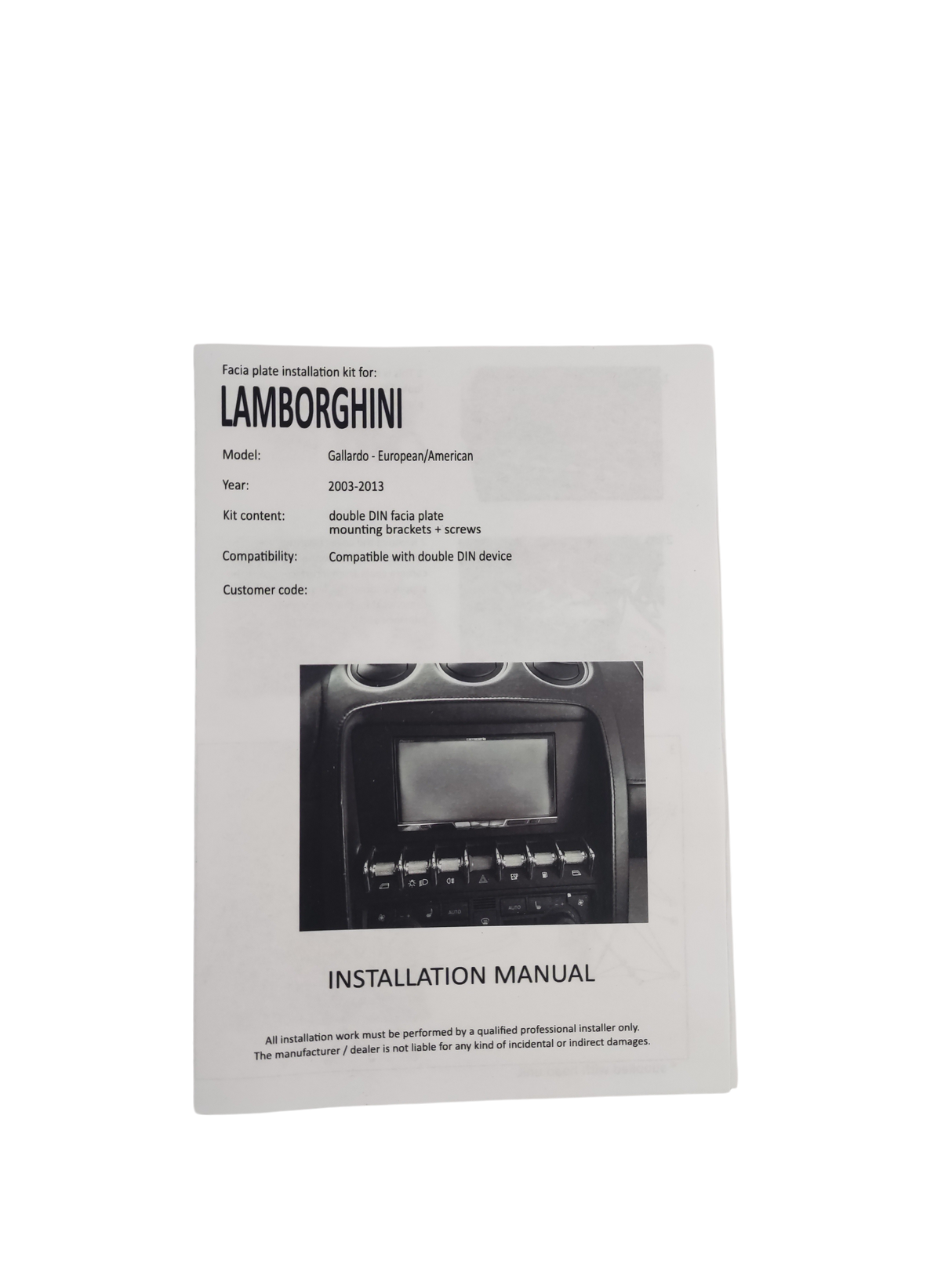 LAMBORGHINI connectivity unit row + RVC 400898373C
