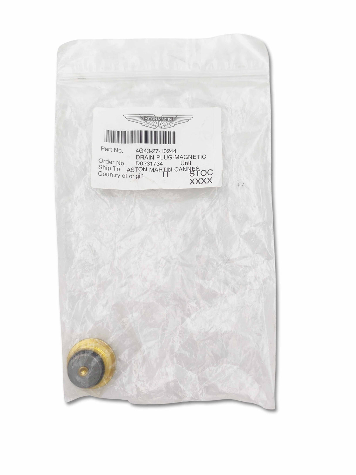Aston Martin Tappo di scarico magnetico 4G43-27-10244