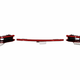 Rear light Porsche Black Exclusive Kit Pair and Band - Original Genuine - Compatible 991 - 99163197302 (New 99163197303) - 99163197402 (New 99163197403) -