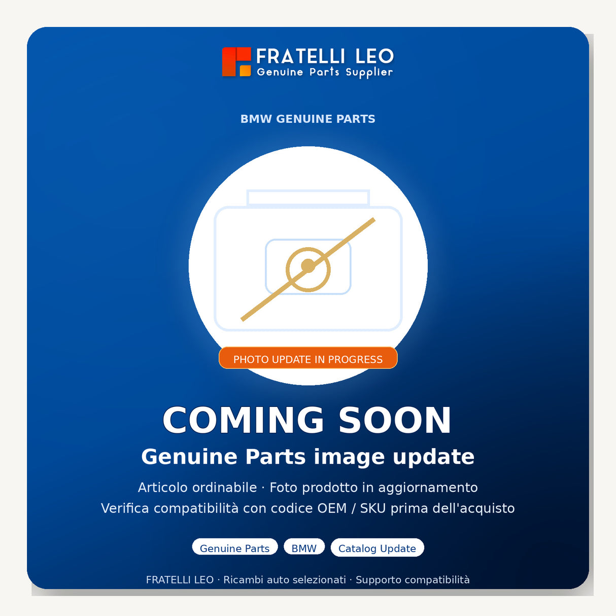 BMW Genuine Parts image update placeholder - TP-BMW-41009628756