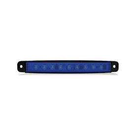 UNIVERSALE Originale Side Marker 9 LED Blu 12/24V | Fratelli Leo.